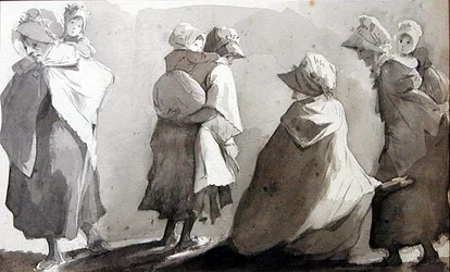 Mères portant leurs enfants