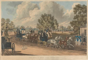 Le club de chasse à quatre chevaux - Hyde Park