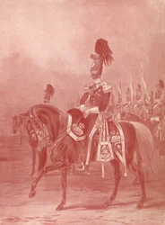 Officier, lanciers de Bombay, vers 1820-1870, 1909