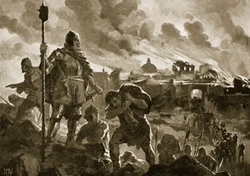 Ivan le Noir met le feu à Zhabliak