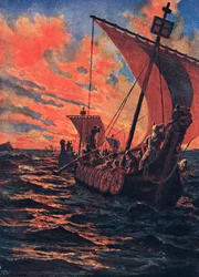 Le Retour des Vikings, illustration de 