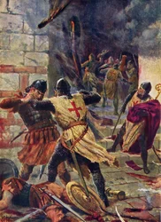 La capture de Constantinople par les croisés