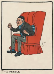 F the Feeble / J. Hassall / Dessin, 1903