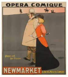 Opéra comique. Poppy et son dresseur / J. Hassall / Affiche, 1896