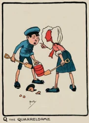 Q the Quarrelsome / J. Hassall / Dessin, 1903