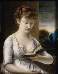 Mme John Hazlitt lisant