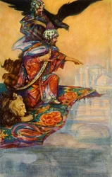 Salomon aperçoit le palais mystérieux, 1928