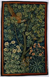 Faisan mâle, réalisé par Morris & Co. 1916