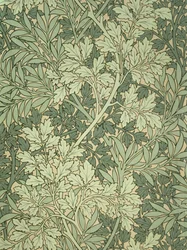 Papier peint feuillage, conçu par John Henry Dearle pour Morris and Company