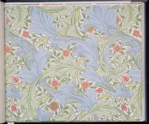 Papier peint Granville, conçu par John Henry Dearle (1860-1932) pour Morris and Company, 1896