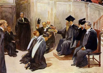 Remise des diplômes au Sheldonian Theatre, Oxford