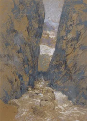 Une gorge de montagne