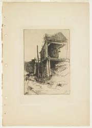 Le moulin abandonné, 1888-1889