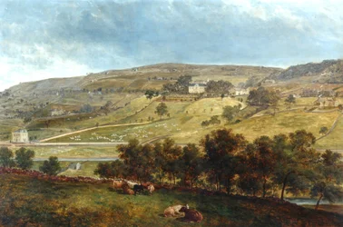 Ewood Hall depuis Greenfields, 1869