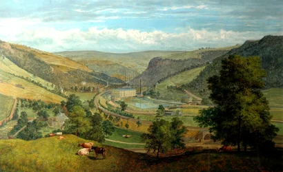 Vallée de Todmorden depuis Charlestown, 1860