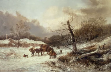 Hiver aux frontières de la forêt de Sherwood