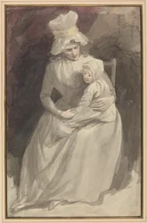 Mme Skinner et enfant