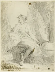 Femme assise