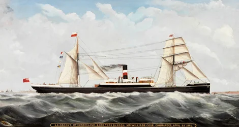 S.S. Cogent de Sunderland, 1884-85