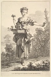 La Fille aux fleurs Fanchonette, 1741-63