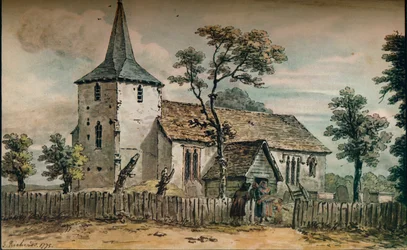 Église de Downe, Kent, 1775