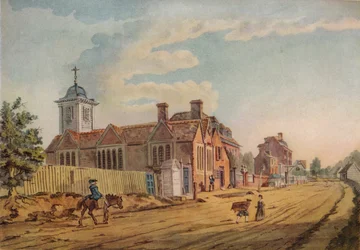 La vieille chapelle, Kentish Town, vers 1770, 1925