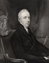 George Howard, 6e comte de Carlisle, gravé par T.A. Dean, de 