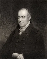 Sir Benjamin Hobhouse, 1er baronnet, gravé par John Cochran, de 