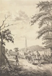 Église et village de Ledbury, Herefordshire