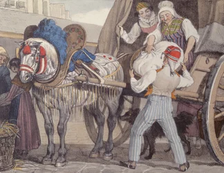 Le Chariot de la blanchisserie, 1822