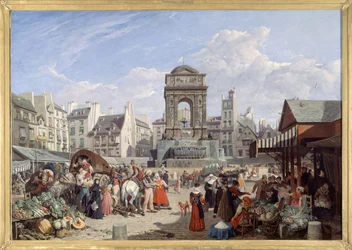 Le Marché et la Fontaine des Innocents