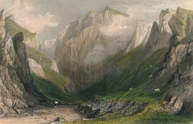 Vallée des Winnets, Derbyshire, 1837