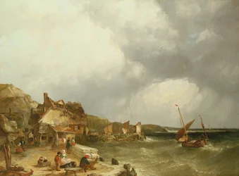 La côte à Étaples, 1853