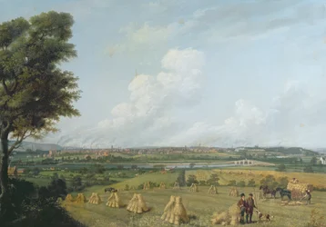 Vue de Preston depuis Penwortham Hill, c.1821