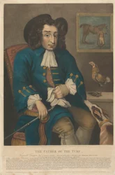 Le père du turf. Tregonwell Frampton, écuyer de Moreton dans le Dorsetshire - Gardien des chevaux de course à Newmarket, pour leurs majestés Guillaume III, la reine Anne, George Ier et George II