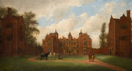 Aston Hall, la façade Est