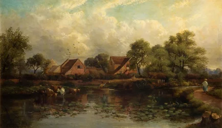 Ferme à Wood Lane, Handsworth, 1850-1908