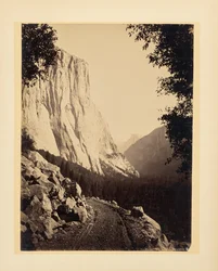 El Capitan vu depuis Trail, dans le parc national de Yosemite
