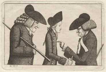 Henry Home, Lord Kames ; Hugo Arnot ; James Burnett, Lord Monboddo par John Kay