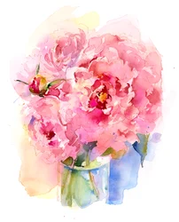 Bouquet de pivoines