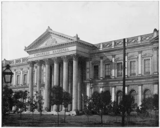 Congrès national, Santiago, Chili, fin du XIXe siècle