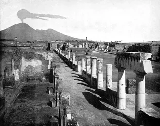 Le Forum, Pompéi, Italie, 1893