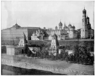 Le Kremlin, Moscou, fin du 19e siècle