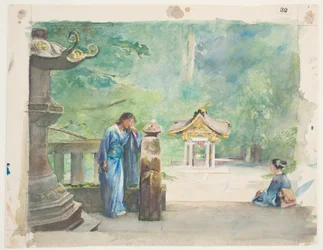Fontaine sacrée, Temple Iyemitsu