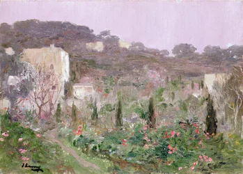 Un jardin dans le sud de la France