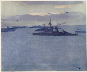 Le Firth of Forth, Vent, 1917, de British Artists at the Front, Continuation of The Western Front, 1918
