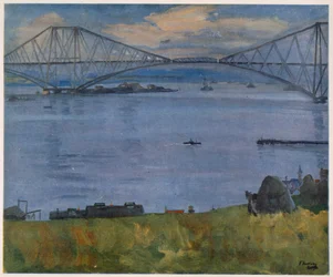 Le pont du Forth, 1914, des artistes britanniques au front, continuation du Front occidental, 1918