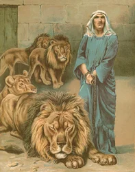 Daniel dans la fosse aux lions