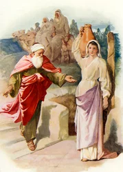 Rébecca et Éliézer au puits