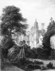 Caius College depuis les jardins des Fellows